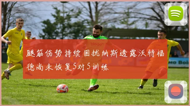 腿筋伤势持续困扰纳斯透露沃特福德尚未恢复5对5训练