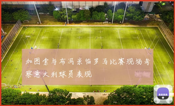 加图索与布冯亲临罗马比赛现场考察意大利球员表现